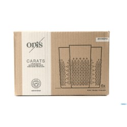 CARATS - CONFEZIONE 6 BICCHIERI COOLER CL 41
