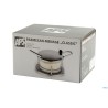 CLASSIC-FORMAGGIERA INOX-VETRO CM 10,5 H. 7 CM ACCIAIO INOX 18/8 CON CUCCHIAIO