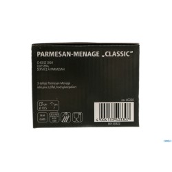 CLASSIC-FORMAGGIERA INOX-VETRO CM 10,5 H. 7 CM ACCIAIO INOX 18/8 CON CUCCHIAIO