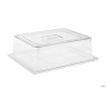 COPERCHIO POLICARBONATO GN 1/2 CM 32,5 X 26,5 XH.9,5 SPESSORE  3MM