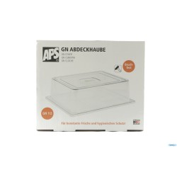 COPERCHIO POLICARBONATO GN 1/2 CM 32,5 X 26,5 XH.9,5 SPESSORE  3MM