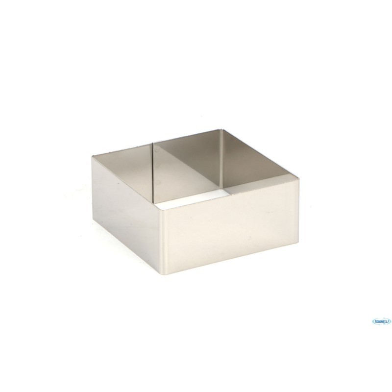 COPPAPASTA QUADRO INOX CM 8X8X4,5H COPPAPASTA QUADRO INOX CM 8X8X4,5H