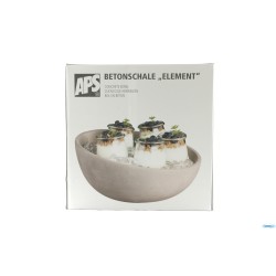 ELEMENT-CIOT..CM 29,5XH.8,5-14,5 CEMENTO  LITRI 2,5 C. . NON ADATTA AL CONTATTO CON OLIO E ACETO 30002