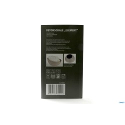 ELEMENT-CIOT..CM 29,5XH.8,5-14,5 CEMENTO  LITRI 2,5 C. . NON ADATTA AL CONTATTO CON OLIO E ACETO 30002