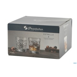 ESTRELLA-CONFEZIONE.4 BICCHIERI WHISKY FB CL 36 -