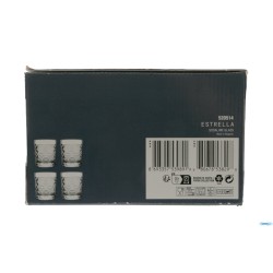 ESTRELLA-CONFEZIONE.4 BICCHIERI WHISKY FB CL 36 -