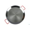 IDEAL-PAELLERA CM.40 ACCIAIO AL CARBONIO SPAZZOLATO G10040
