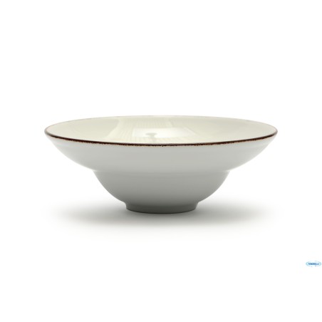 KASZUB PIATTO PASTA BOWL FILO MARRONE CM 26 - INTERNO CM 15,5   235 BACKSTAMP LIONESS A STAMPO