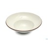 KASZUB PIATTO PASTA BOWL FILO MARRONE CM 26 - INTERNO CM 15,5   235 BACKSTAMP LIONESS A STAMPO