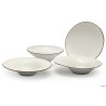 KASZUB PIATTO PASTA BOWL FILO MARRONE CM 26 - INTERNO CM 15,5   235 BACKSTAMP LIONESS A STAMPO