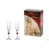 L AMOUR -SET 2 FLUTE ROSSO CL. 17,5