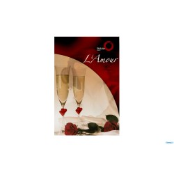 L AMOUR -SET 2 FLUTE ROSSO CL. 17,5