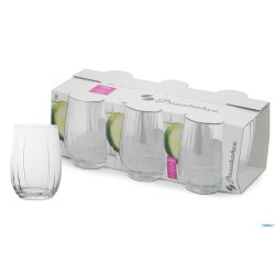 LINKA-CONFEZIONE 6 BICCHIERI ACQUA TRASPARENTI CL.38  420405MI
