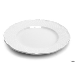 MALAGA BIANCO - PIATTO PIANO CM 26 PORCELLANA