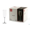 MILANO - CONFEZIONE 12 CALICI FLUTE VETRO TEMPERATO CL 17 H.19,6 CM. 5,8