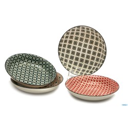 MOSAIK-PIATTO FONDO CM.20 DECORI ASSORTITI RH42929-20