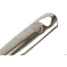 PADELLA DRITTA ALLUMINIO A FRIGGERE 3 MM  CON MANICO TUBOLARE CM 24 H 5,5