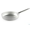 PADELLA DRITTA ALLUMINIO A FRIGGERE 3 MM CON MANICO TUBOLARE CM 36 H 7