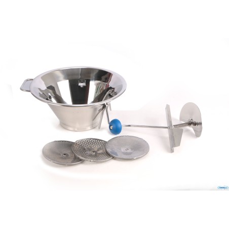 PASSAVERDURA CHEF INOX CM.33  PROFESSIONALE 3DISCHI  800
