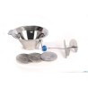 PASSAVERDURA CHEF INOX CM.33  PROFESSIONALE 3DISCHI  800