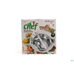 PASSAVERDURA CHEF INOX CM.33  PROFESSIONALE 3DISCHI  800