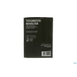 PATTUMIERA DA TAVOLO TONDA CM12XH.17 ACCIAIO INOX LT.1,2  00029