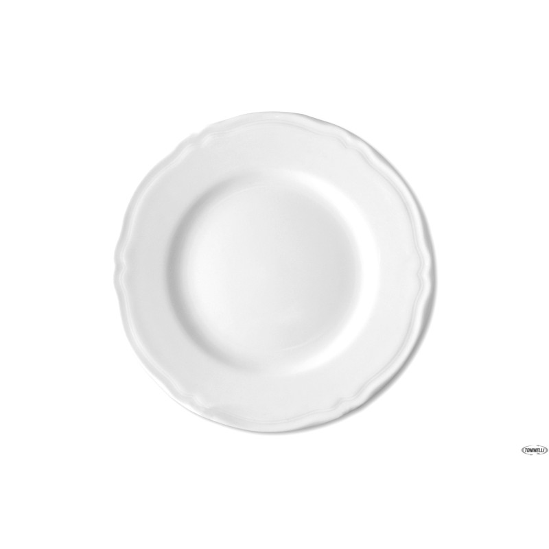 PRAGA BIANCO - PIATTO FRUTTA CM 21