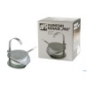 PRO-FORMAGGIERA INOX-VETRO CM10,5H.13 CON CUCCHIAIO 40482