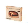 PROFESSIONAL THINK-CASSERUOLA 1 MANICO GHISA TONDA CM.14 CON BASE LEGNO YY079-7