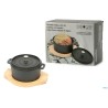 PROFESSIONAL THINK-COCOTTE GHISA CM.14 CON BASE LEGNO YY8054
