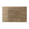 PROFESSIONAL THINK-PIATTO OVALE GHISA CM 29X19 (INTERNO CM 26X16) CON BASE LEGNO CM 34,6X21,8  YY2103
