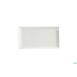 SAN MARINO-PIATTO RETTANGOLARE PORCELLANA BIANCA  CM.24X13 4334