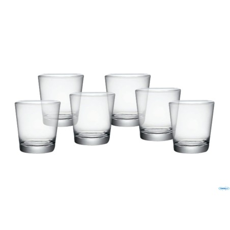 SESTRIERE TRASPARENTE CONFEZIONE 6 BICCHIERI ACQUA CL 23 390400