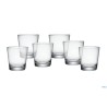 SESTRIERE TRASPARENTE CONFEZIONE 6 BICCHIERI ACQUA CL 23 390400