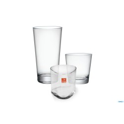 SESTRIERE TRASPARENTE CONFEZIONE 6 BICCHIERI ACQUA CL 23 390400