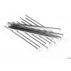 SET 12 CANNUCCE VETRO TRASPARENTE SCHOOT 15 CM D.10 33850