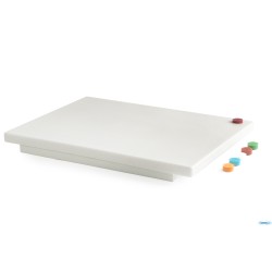 TAGLIERE CON FERMI E TASSELLI HACCP POLIETILENE 40X30X2 5657