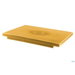 TAGLIERE CON FERMI POLIETILENE 40X30X2 GIALLO  5626