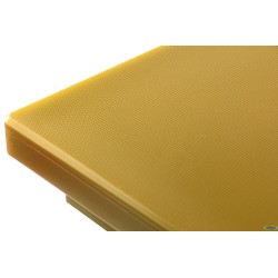 TAGLIERE CON FERMI POLIETILENE 40X30X2 GIALLO  5626