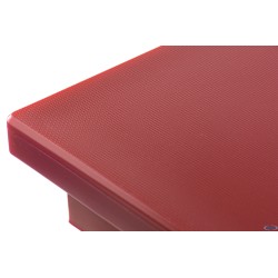 TAGLIERE CON FERMI POLIETILENE 40X30X2 ROSSO   5596