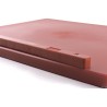 TAGLIERE CON FERMI POLIETILENE 40X30X2 ROSSO   5596
