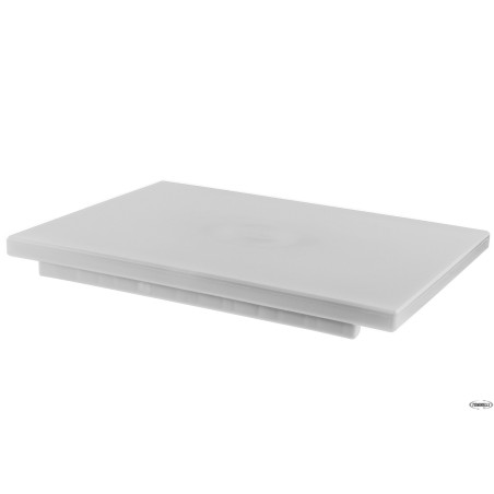 TAGLIERE CON FERMI POLIETILENE 50X30X2 BIANCO  5671