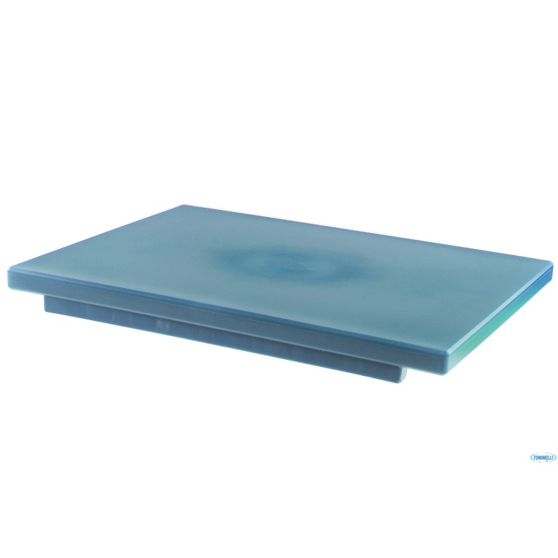 TAGLIERE CON FERMI POLIETILENE 60X40X2 BLU TAGLIERE CON FERMI POLIETILENE 60X40X2 BLU