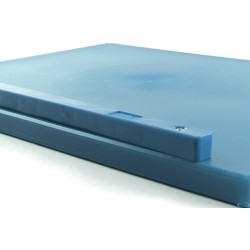 TAGLIERE CON FERMI POLIETILENE 60X40X2 BLU