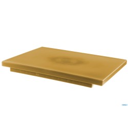 TAGLIERE CON FERMI POLIETILENE 60X40X2 GIALLO