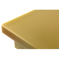 TAGLIERE CON FERMI POLIETILENE 60X40X2 GIALLO