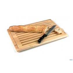 TAGLIERE GN 1/1 - 53 X 32 CM, H 2 CM TAGLIERE IN LEGNO CON RIPIANO GRIGLIE DI PANE, CON PIEDINI ANTISCIVOLO