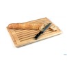 TAGLIERE GN 1/1 - 53 X 32 CM, H 2 CM TAGLIERE IN LEGNO CON RIPIANO GRIGLIE DI PANE, CON PIEDINI ANTISCIVOLO