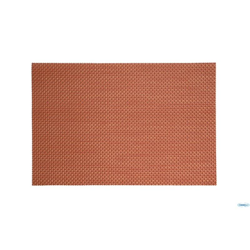 TOVAGLIETTA TRAMA STRETTA 45X33 ARANCIO PVC 60018 TOVAGLIETTA TRAMA STRETTA 45X33 ARANCIO PVC 60018