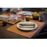 TOVAGLIETTA TRAMA STRETTA 45X33 ARANCIO PVC 60018